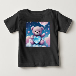 ムーンライトテディ – Dreamy Nights ベビーTシャツ