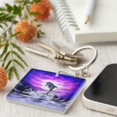 ムーンライトドルフィン キーホルダー (正面右)