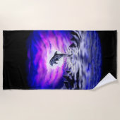 ムーンライトドルフィン ビーチタオル (正面)