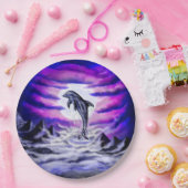 ムーンライトドルフィン ペーパープレート (パーティー)
