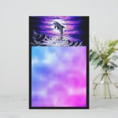 ムーンライトドルフィン 便箋 (スタンド正面)