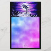 ムーンライトドルフィン 便箋 (裏面)