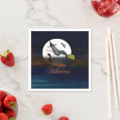 ムーンライトナプキンのハロウィーンマーメイドウィッチパーティー スタンダードカクテルナプキン (インサイチュ)