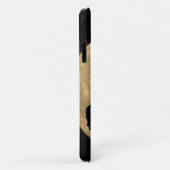 ムーンライトハンター雄猫と月を丸める Case-Mate iPhoneケース (裏面/右)