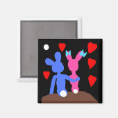 ムーンライトバンニーズ磁石 マグネット (正面/裏面)