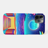 ムーンライトビーチの色 Case-Mate iPhoneケース (裏面(横))