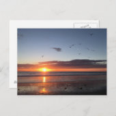 ムーンライトビーチサンセット ポストカード (正面/裏面)