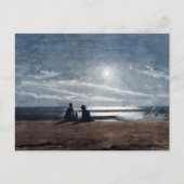 ムーンライトビーチランドスケープWinslowホーマー ポストカード (正面)