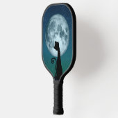 ムーンライトピックボールパドルの黒猫 ピックルボールラケット (左)