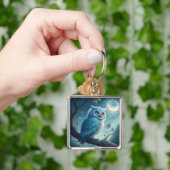 ムーンライトフクロウ キーホルダー (手)