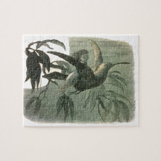 ムーンライトフライト小妖精や小人フェリーズ自然リッチスケッチ ジグソーパズル (横)