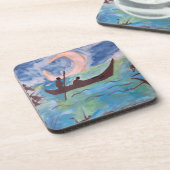 ムーンライトプラスチックコースターで帆 コースター (左側)