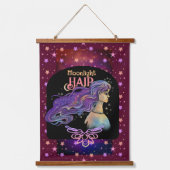 ムーンライトヘアサロン&スパ 吊り下げ型タペストリー (正面)