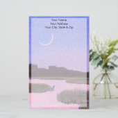 ムーンライトヘロン 便箋 (スタンド正面)