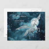 ムーンライトペガサス ポストカード (正面/裏面)