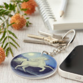 ムーンライトホワイトホースアクリルキーチェーン キーホルダー (正面右)