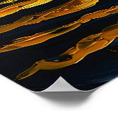 ムーンライトボートジャーニー – ナイフドリーミーナイトアート ポスター (角)