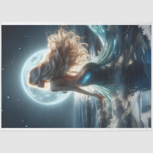 ムーンライトマーメイドティッシュペーパー 薄葉紙 (正面)