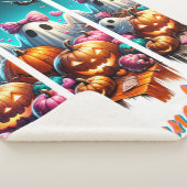 ムーンライトミシュチ – ピンクの弓の幽霊 シェルパブランケット (3/4)