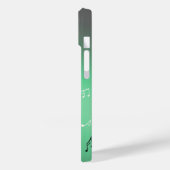 ムーンライトメロディエレガント:音符iPhoneケース Case-Mate iPhoneケース (裏面 / 左)