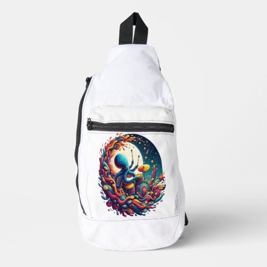 ムーンライトメロディースタコドラマー スリングバッグ (正面)