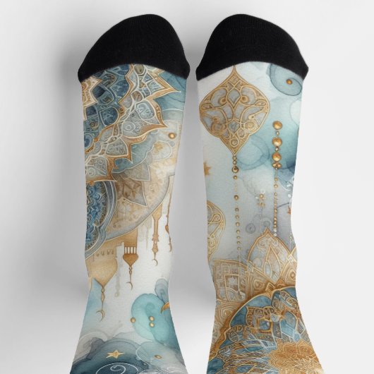 ムーンライトモスクセレニティフォーラマダン ソックス (上部)