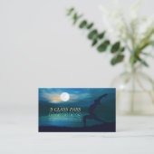 ムーンライトヨガ先生ハーフムーンポーズ5クラスパス ロイヤリティカード (スタンド正面)