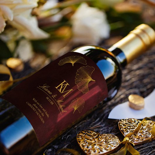 ムーンライトロマンスありがとうブルゴーニュID881 ワインラベル