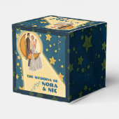 ムーンライトロマンス結婚式の引き出物ボックス フェイバーボックス (裏面サイド)