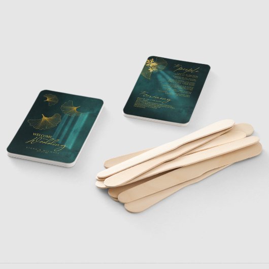 ムーンライトロマンス結婚式 プログラムエメラルドGr ID881 ハンドファン (組立なし)