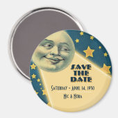 ムーンライトロ結婚マンスのセーブザデートマグネット マグネット (正面/裏面)