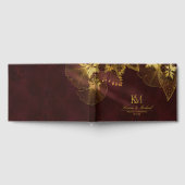 ムーンライトロ結婚マンスのブルゴーニュID881 ゲストブック (全面)