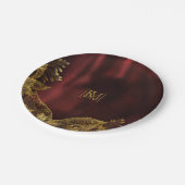 ムーンライトロ結婚マンスのブルゴーニュID881 ペーパープレート (アングル)