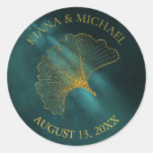 ムーンライトロ結婚マンスの2エメラルドグリーンID881 ラウンドシール (正面)