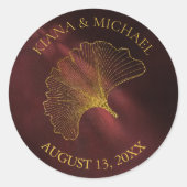 ムーンライトロ結婚マンスの2ブルゴーニュID881 ラウンドシール (正面)