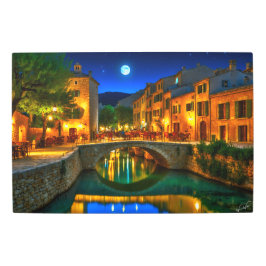 ムーンライトヴィレッジメタルウォールアート メタルプリント