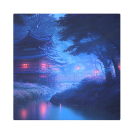 ムーンライトヴィレッジ メタルプリント