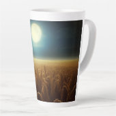 ムーンライト下の小麦畑 カフェラテマグ (右アングル)
