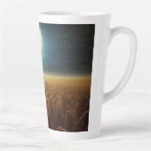 ムーンライト下の小麦畑 カフェラテマグ (右)