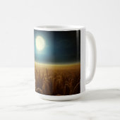 ムーンライト下の小麦畑 コーヒーマグカップ (正面右)
