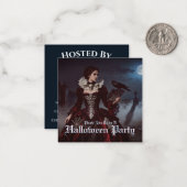 ムーンライト墓地のゴシック様式の女王 ノートカード (正面/裏面インサイチュ)