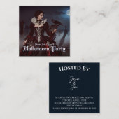 ムーンライト墓地のゴシック様式の女王 ノートカード (正面/裏面)