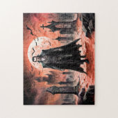 ムーンライト墓地の吸血鬼 ジグソーパズル (縦)