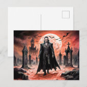 ムーンライト墓地の吸血鬼 ポストカード (正面/裏面)