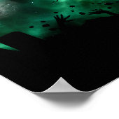 ムーンライト墓地エスケープウォールアート ポスター (角)