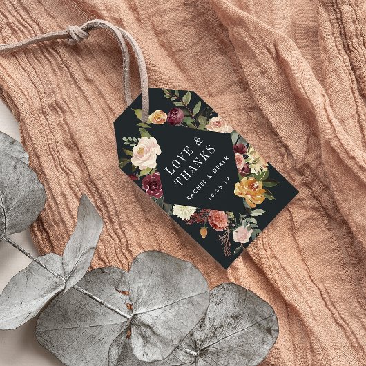 ムーンライト庭園の結婚式の恩恵 ギフトタグ