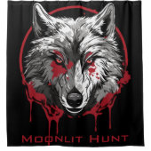 ムーンライト狩り シャワーカーテン (正面)