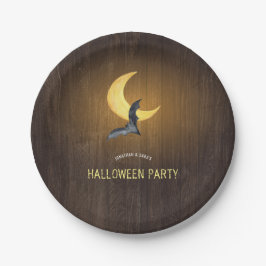 ムーンライト素朴ハローウィンパーティ ペーパープレート