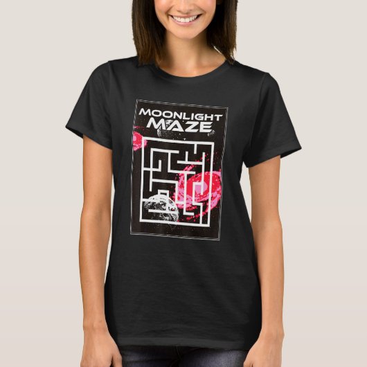 ムーンライト迷路プログラミングシステムBlackhat Tシャツ (正面)