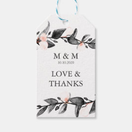 ムーンライト開花 | 結婚s Monogramありがとうございました ギフトタグ